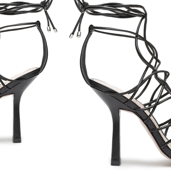 SCHUTZ “Heyde” Leather Lace Up High Heel Sandals, Size 8, NWT!!! - Picture 5 of 5